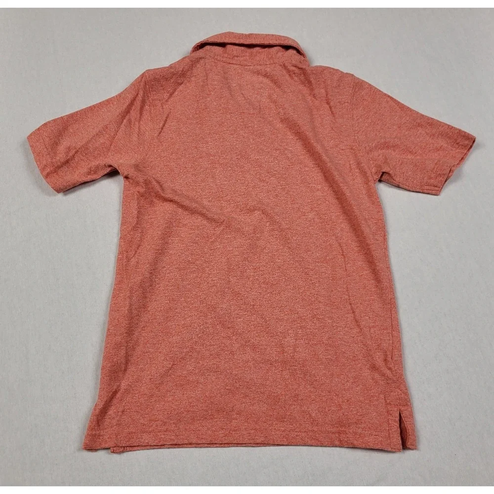 Wonder Nation Boy's Heathered Orange Short Sleeve Polo Shirt Size M (8)
